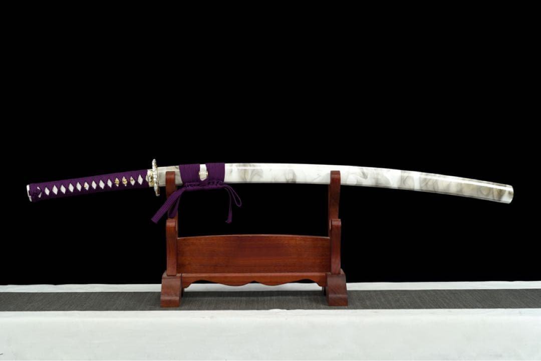 黒金古刀花無欠】 古兵器 武具 刀装具 日本刀 模造刀 居合刀