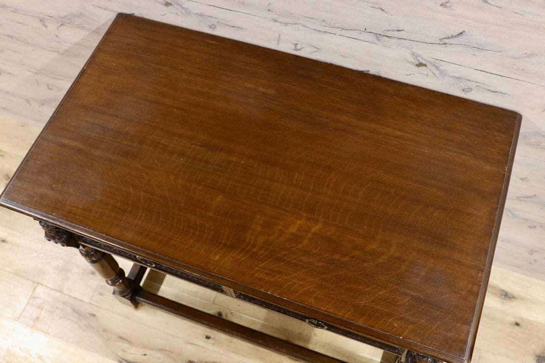 GMGN494○英国 イギリス 西洋 アンティーク コンソールテーブル 作業台