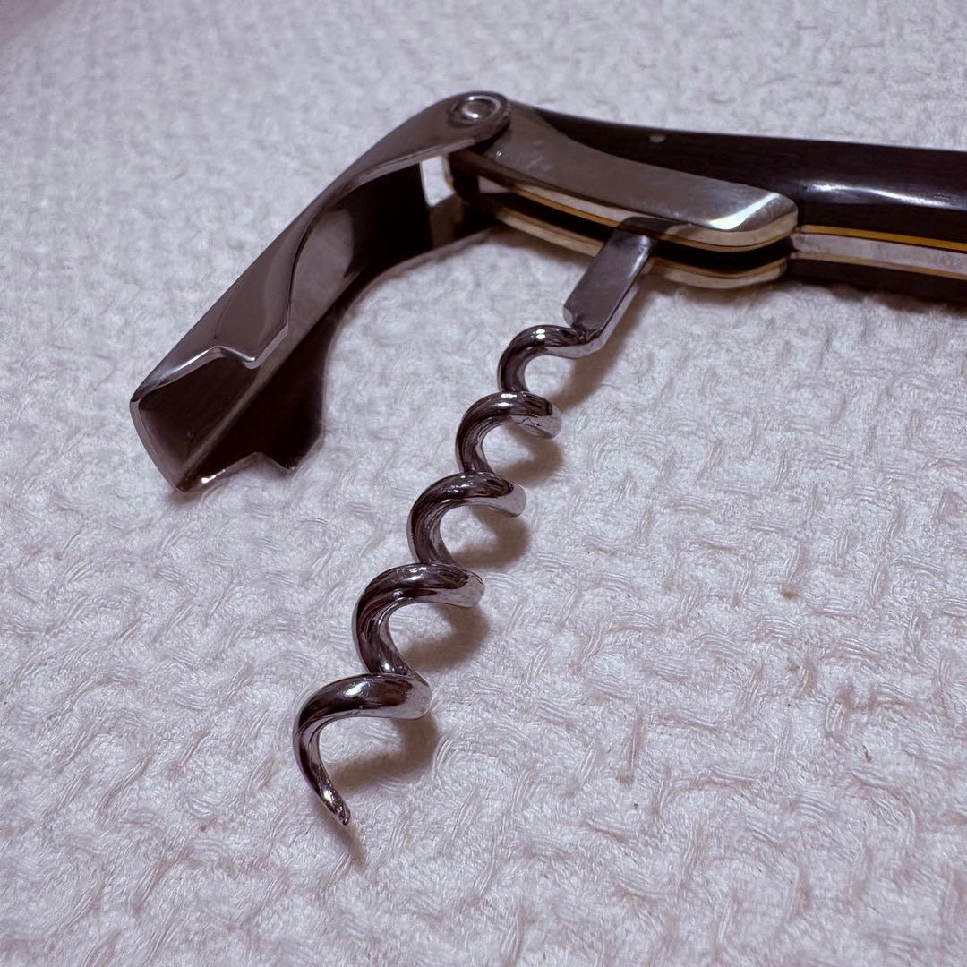 《美品》SK-3 黒檀 ソムリエナイフ / 高級木製ハンドル ワインオープナー