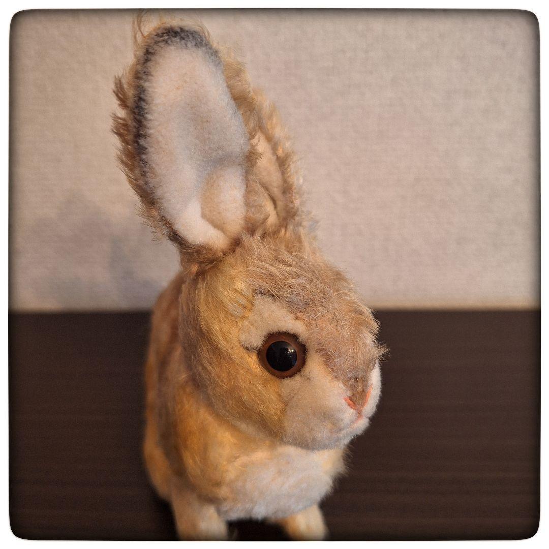 お座り うさき Sonny 13cm】ヴィンテージ シュタイフ - メルカリ