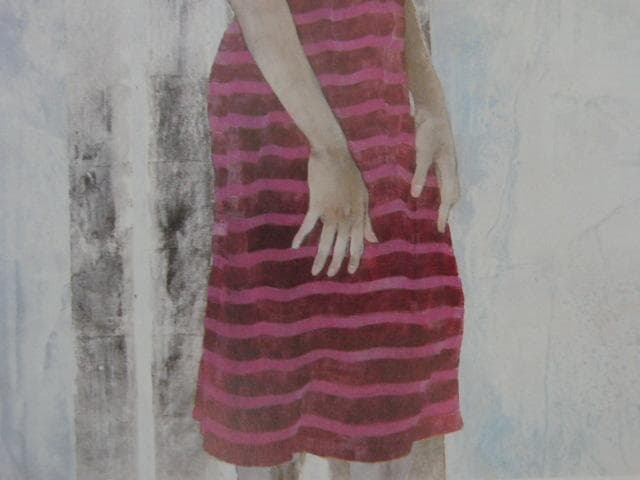 来野あぢさ、【Stop　Street】、希少な大判額装用画集より、美品