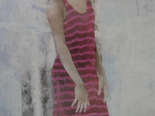 来野あぢさ、【Stop　Street】、希少な大判額装用画集より、美品