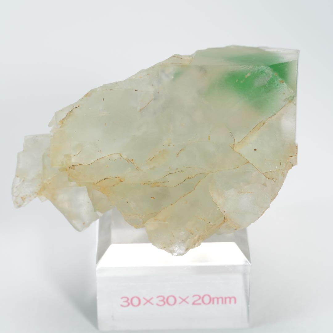 【結晶の状態は激レア】ペーニャ コロンビア産 フローライト 57×32×32mm