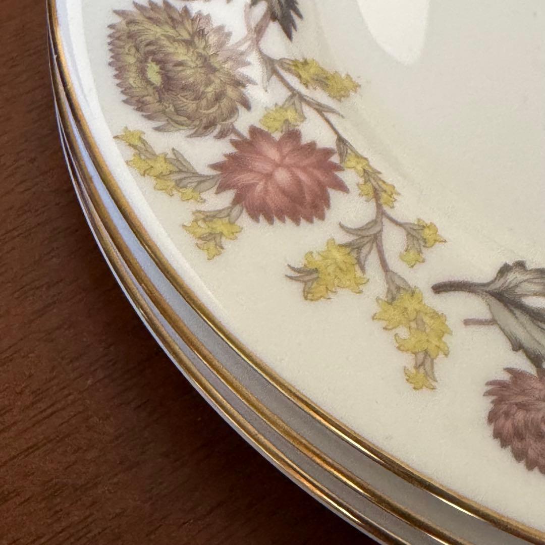 【英国ビンテージ】ウェッジウッド★リッチフィールド★ケーキ皿　3枚