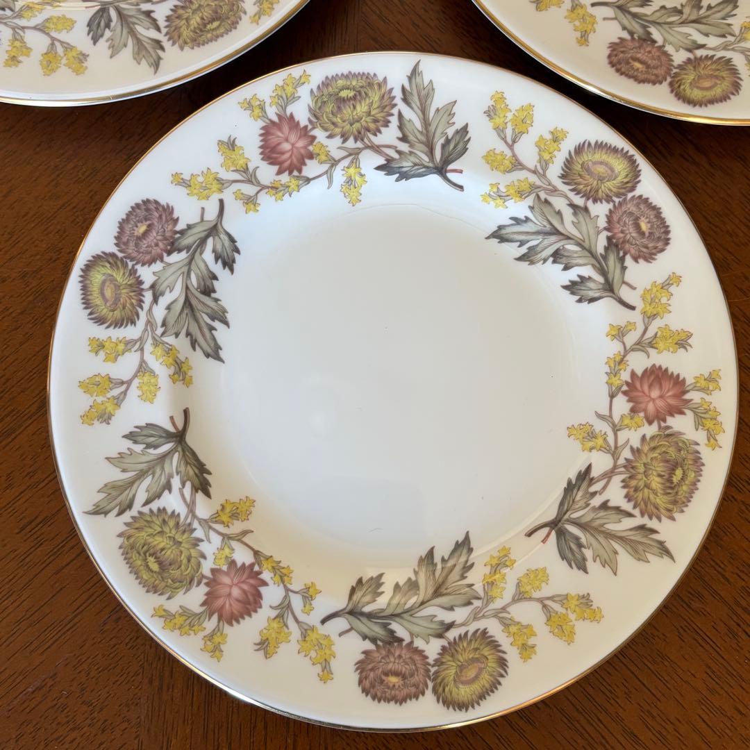 【英国ビンテージ】ウェッジウッド★リッチフィールド★ケーキ皿　3枚