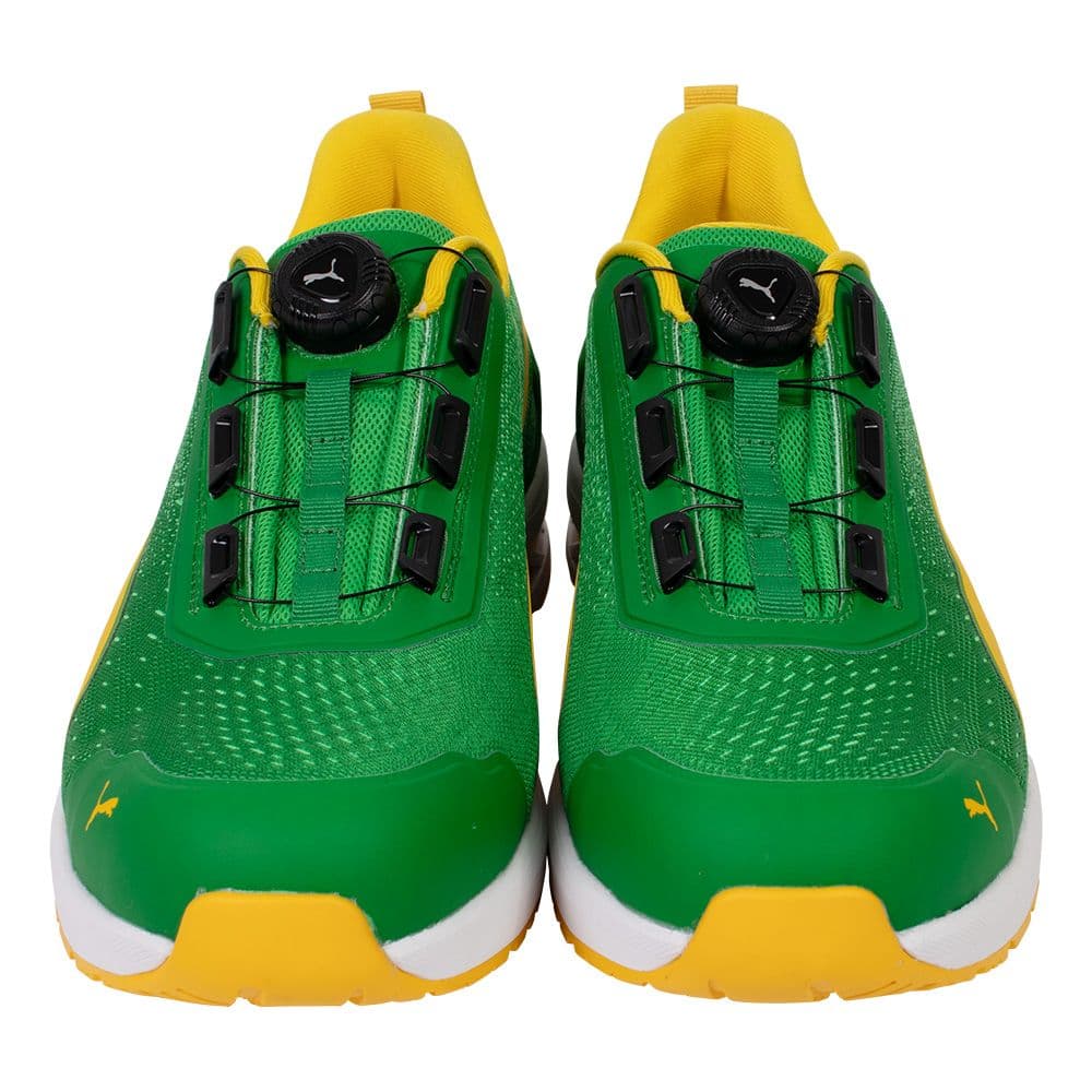 プーマ安全靴#64.408 26.0cmグライドグリーンディスクロー