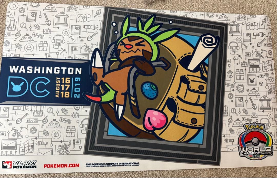 ポケカ WCS2019 ワシントン サイドイベント限定 プレイマット