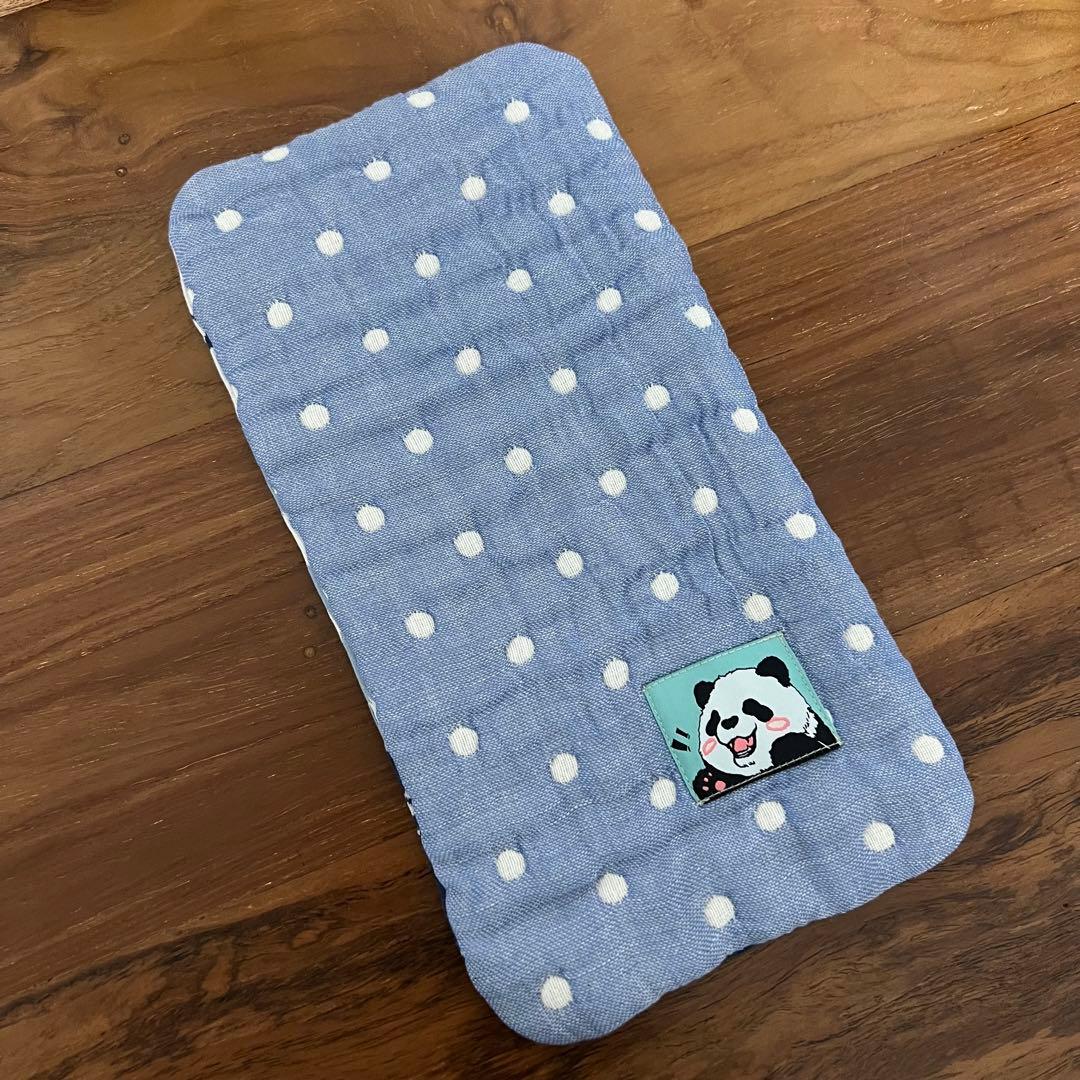 maffon sun&leafパンダ×fuwara＊パッチ＊30.5×16cm