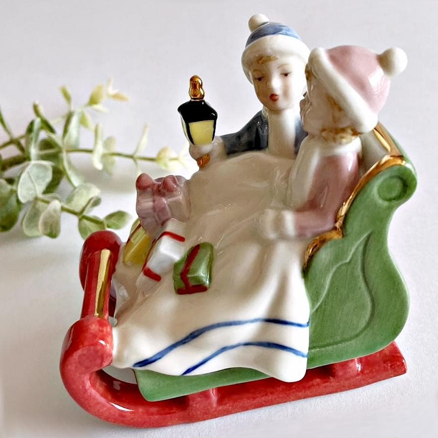 廃盤 ロイヤルコペンハーゲン クララ&ペーター クリスマス フィギュリン