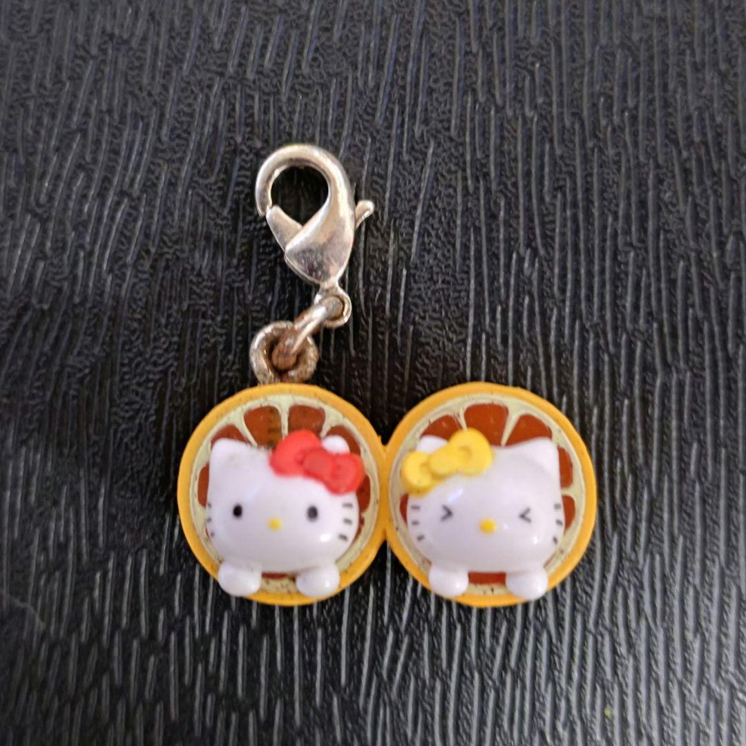 ご当地キティ 愛知限定 蒲郡みかん ファスナーチャーム 未使用 ※サビ