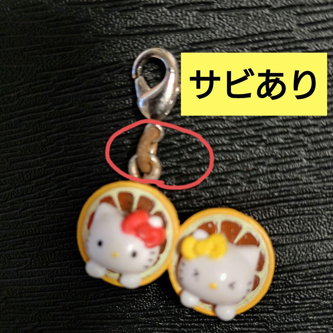 ご当地キティ 愛知限定 蒲郡みかん ファスナーチャーム 未使用 ※サビ