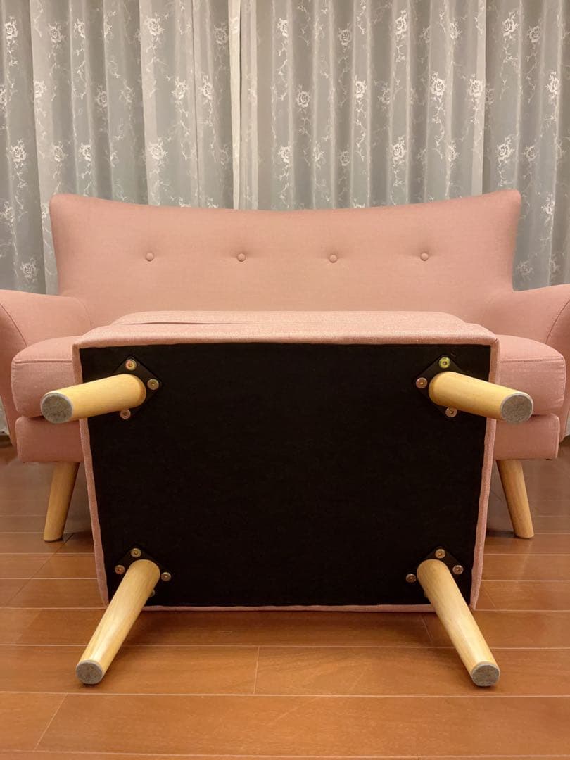 美品★Francfranc★フランフラン★フルレット 3WAYソファ★ピンク