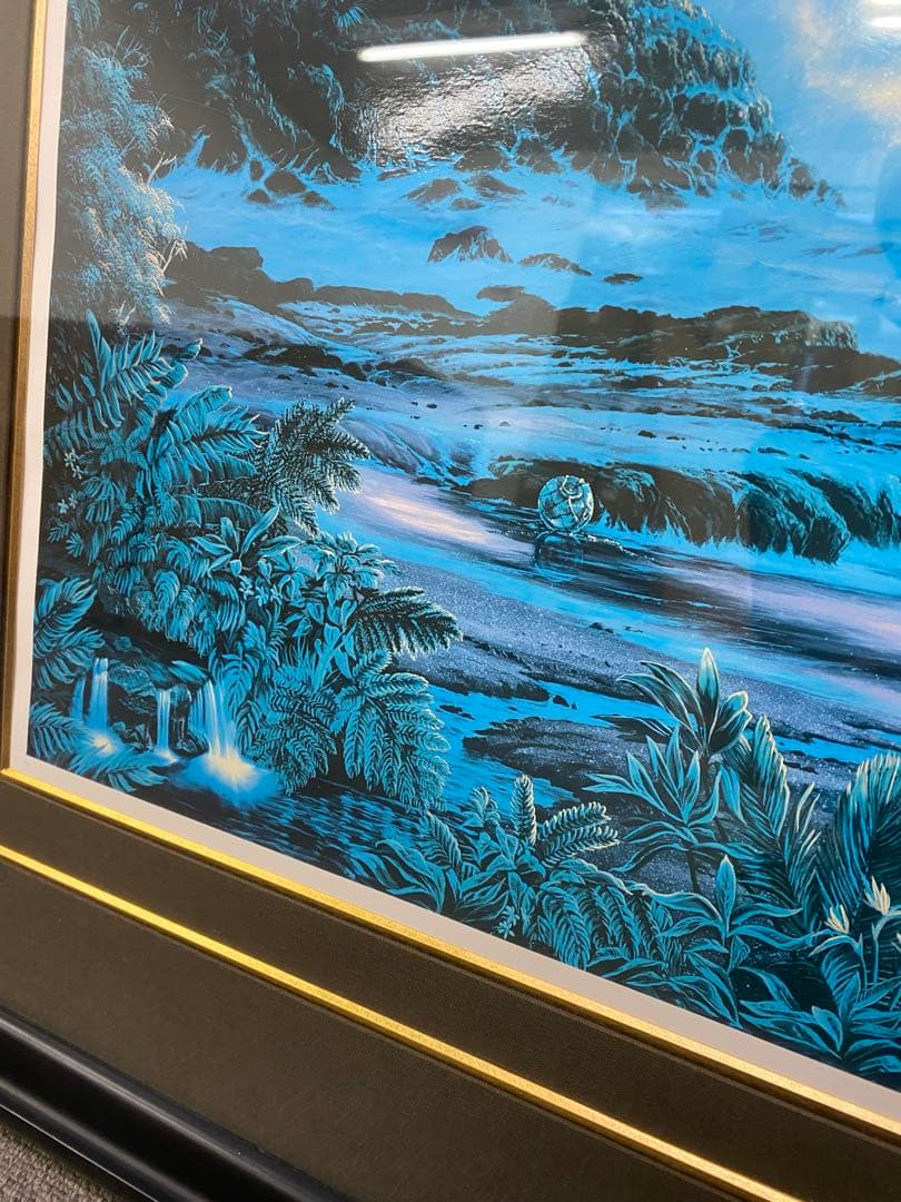 クリスチャン ラッセン本物 初期シルクスクリーン絵中サイン - メルカリ