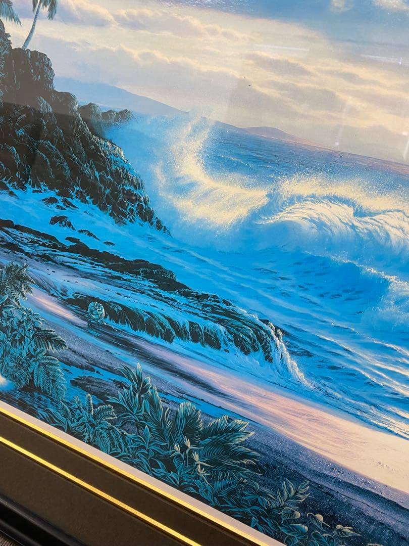 クリスチャン ラッセン本物 初期シルクスクリーン絵中サイン - メルカリ