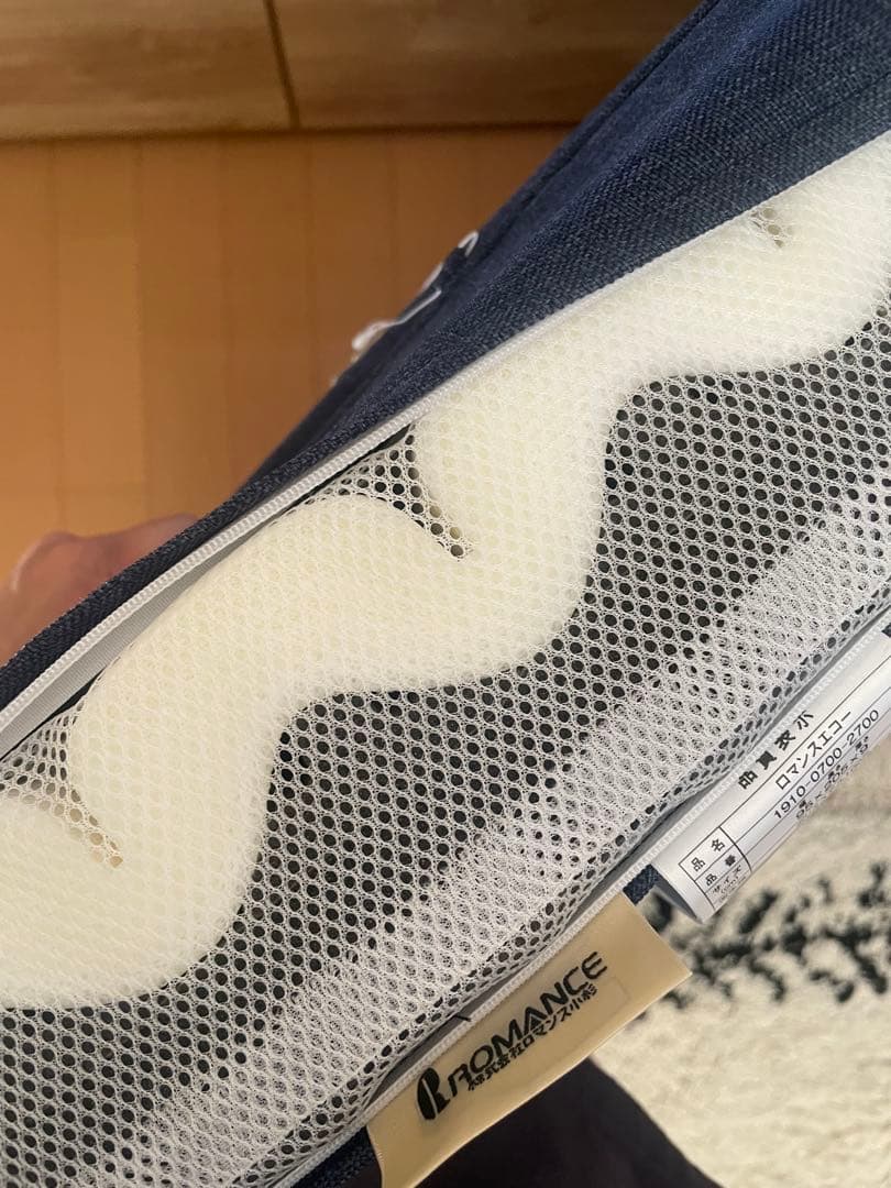 ロマンスエコー シングルマットレス ネイビー