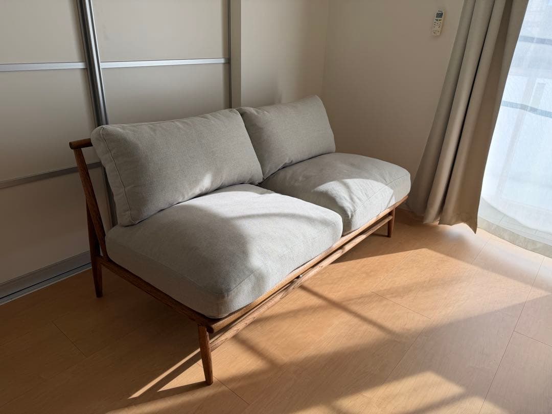 【taqya1122】【替えカバーあり】モモナチュラル　クラウドソファ