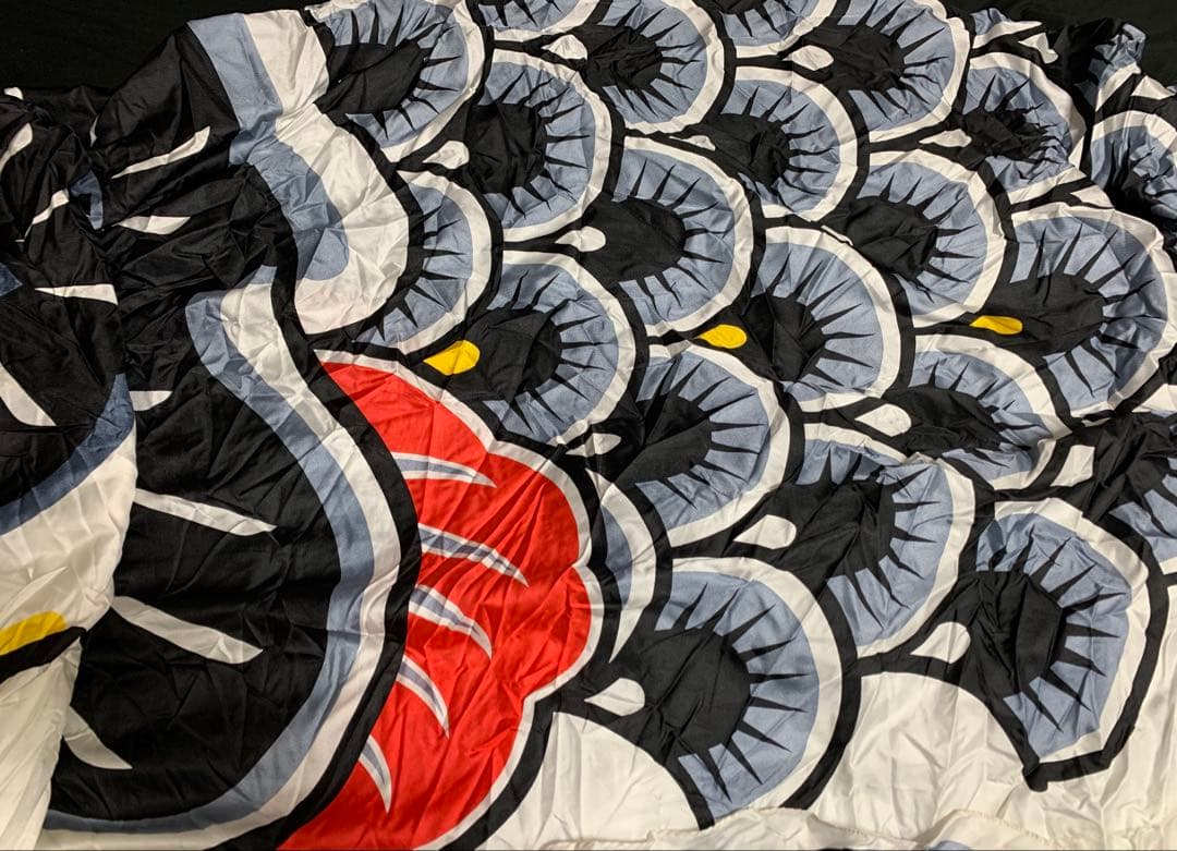 【特大】　鯉のぼり　単品　黒 12m