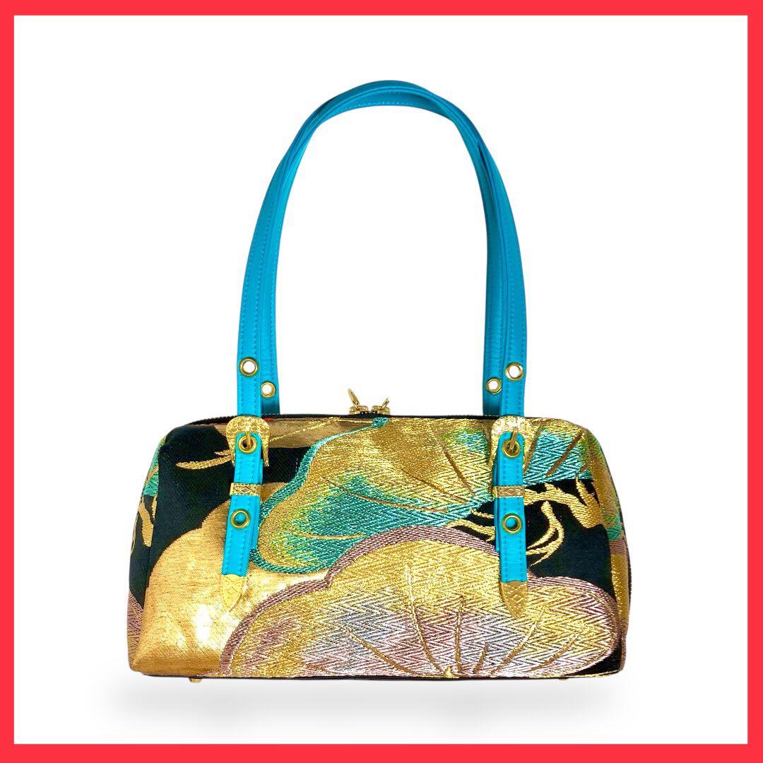 【珍しい型】帯地ショルダーバッグ兼ハンドバッグ /一点物/ハンドメイド