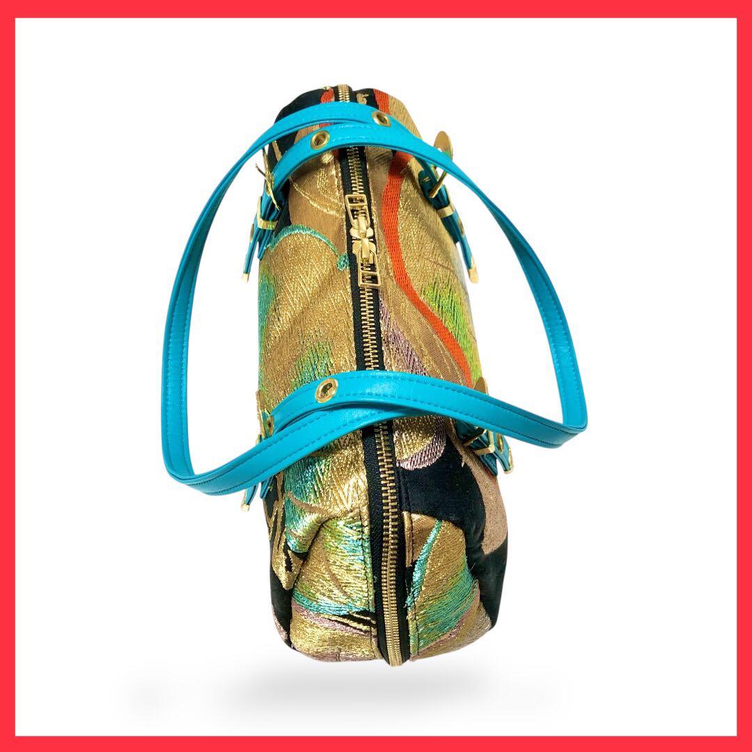 【珍しい型】帯地ショルダーバッグ兼ハンドバッグ /一点物/ハンドメイド