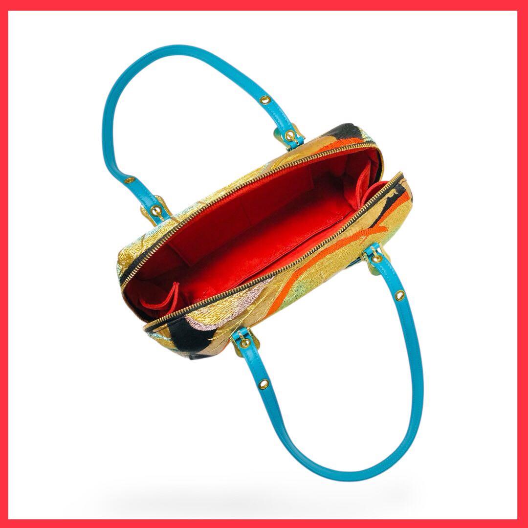 【珍しい型】帯地ショルダーバッグ兼ハンドバッグ /一点物/ハンドメイド