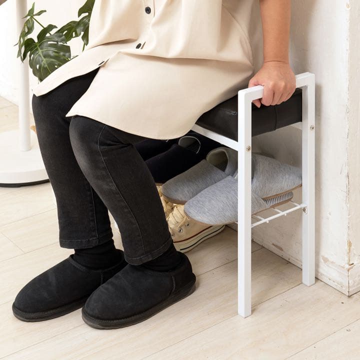 クッション付エントランスベンチ