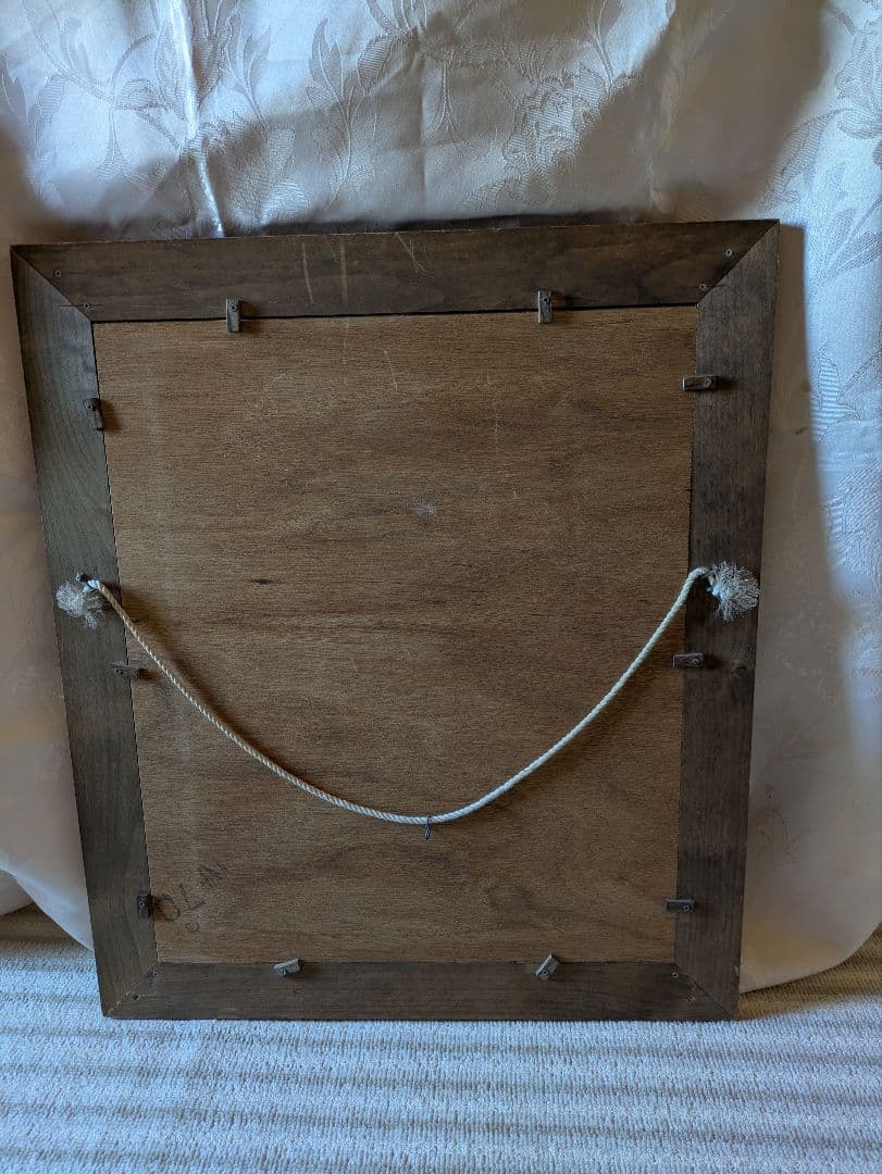 19世紀 イギリスとウェールズの古地図　ガラス額縁　木製フレーム付き