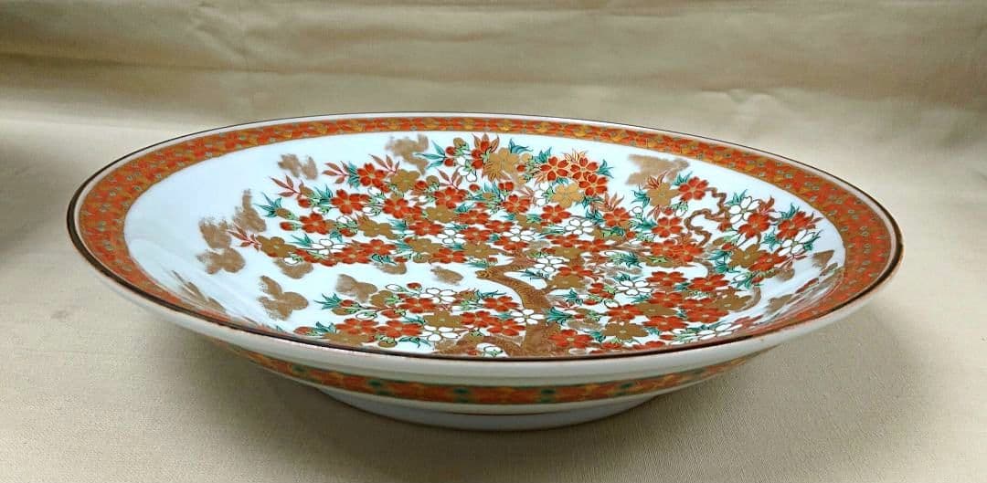 九谷焼上出喜山作飾皿 - メルカリ