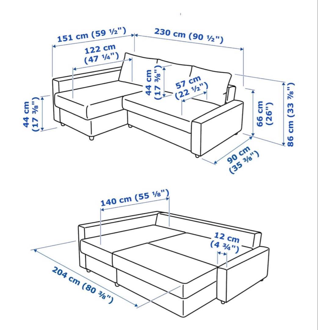 収納付きソファベッド 1.4m×2m｜美品