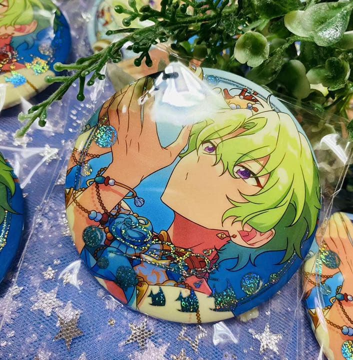 日和　あんさんぶるスターズ　あんスタ 中国 招募缶バッジ 開花後 限定スカウト