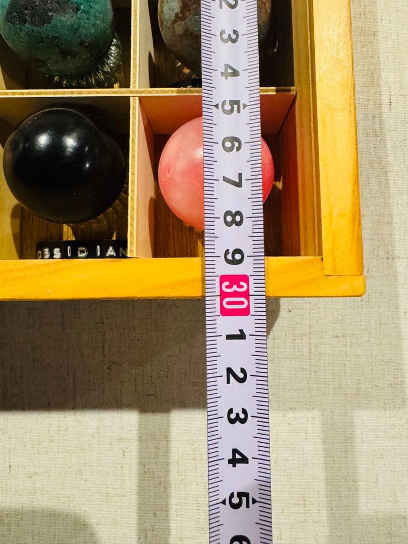 鉱物キャンドル35個セット(標本箱付き)