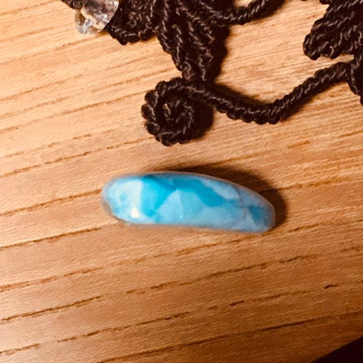 天然石 ドミニカ産　高品質ラリマー　27.0cts.