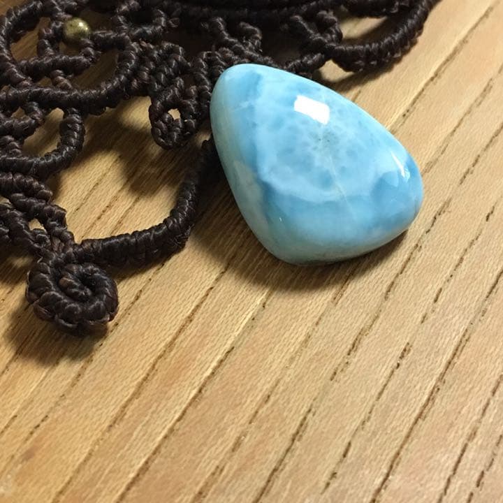 天然石 ドミニカ産　高品質ラリマー　27.0cts.