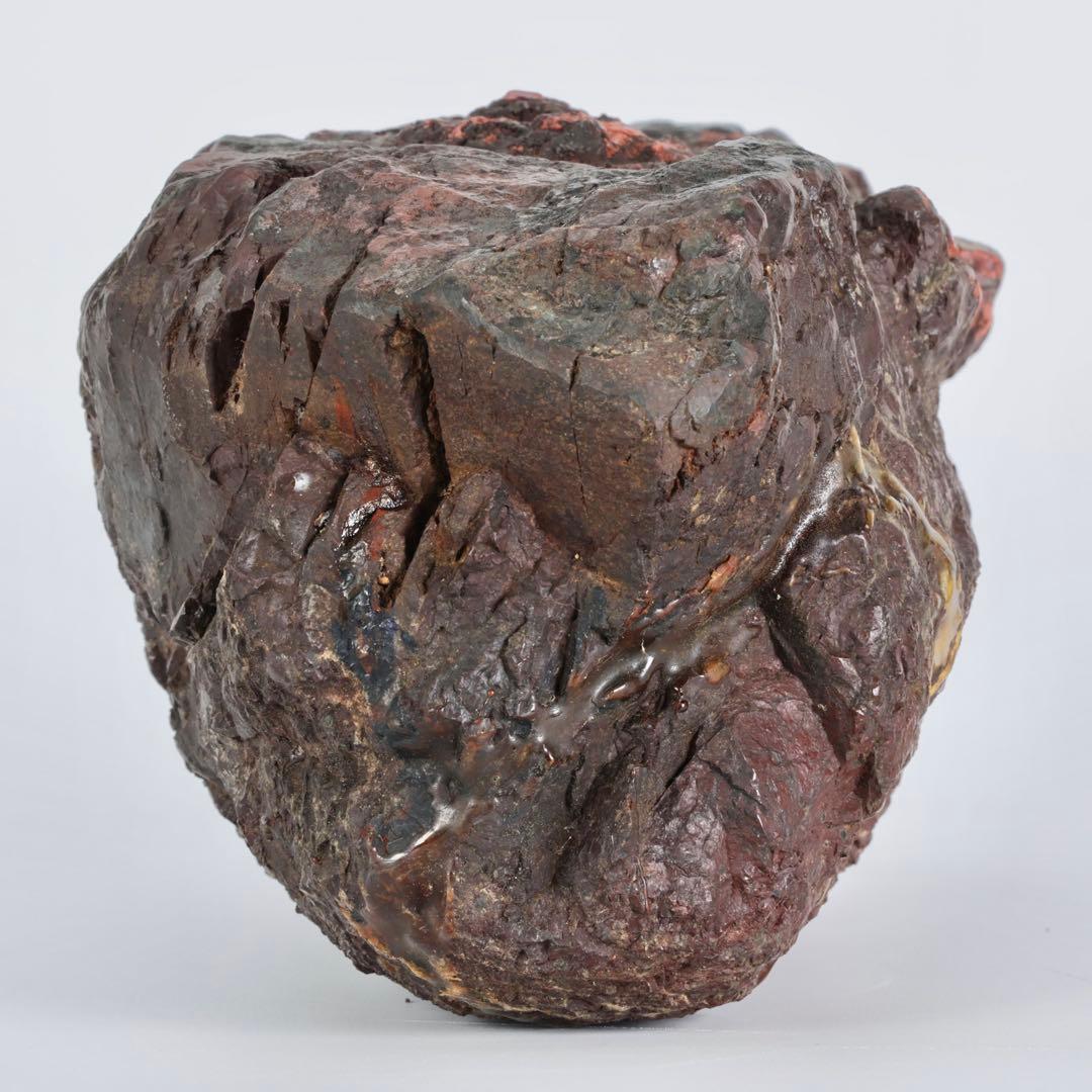 菊花石 赤花 大輪 台座付 5.2kg 原石 天然石 鑑賞石 水石 盆石 紋石