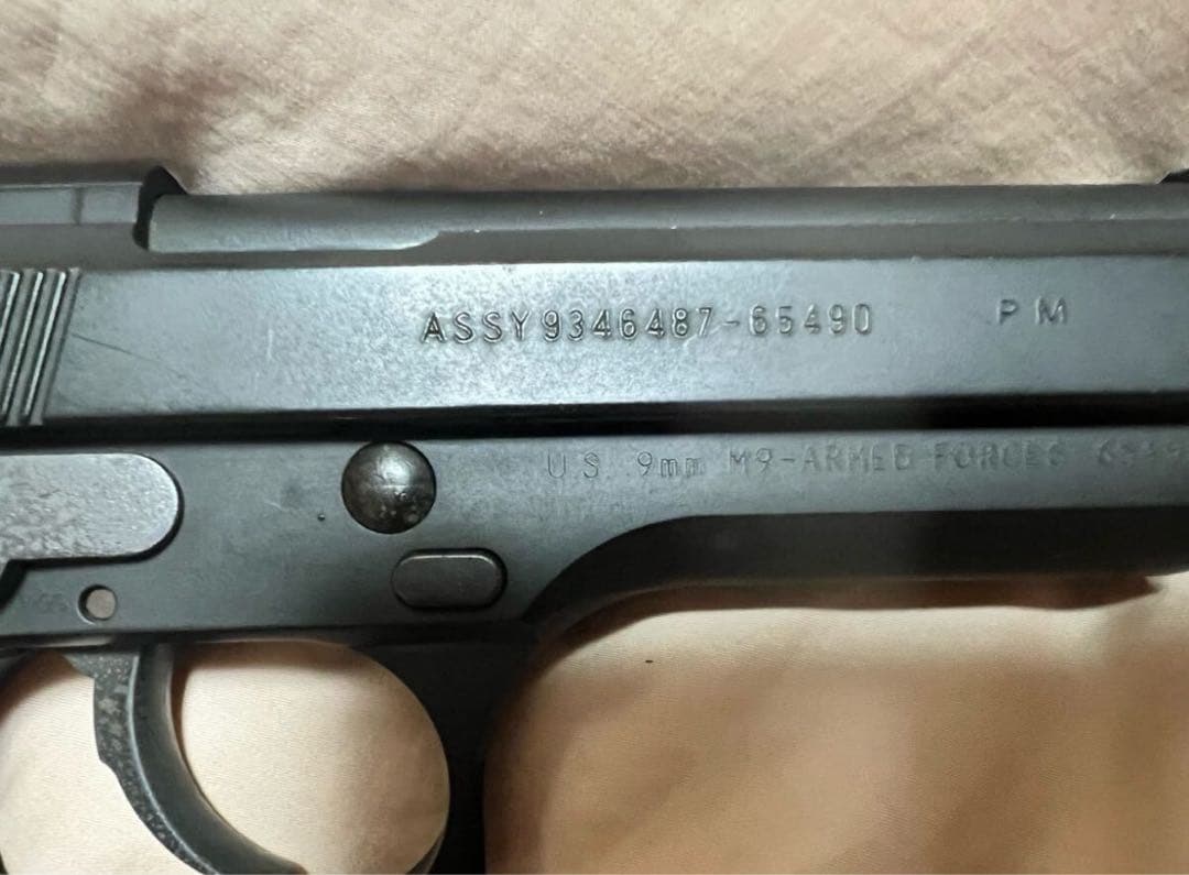 ☆ 作動確認済　KSC U.S.9mm M9 HW ベレッタ GBBガスガン　☆