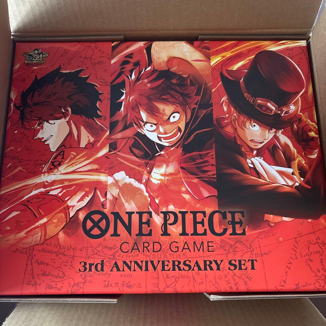 ワンピース カード 3rd anniversary set ルフィ サボ エース - メルカリ