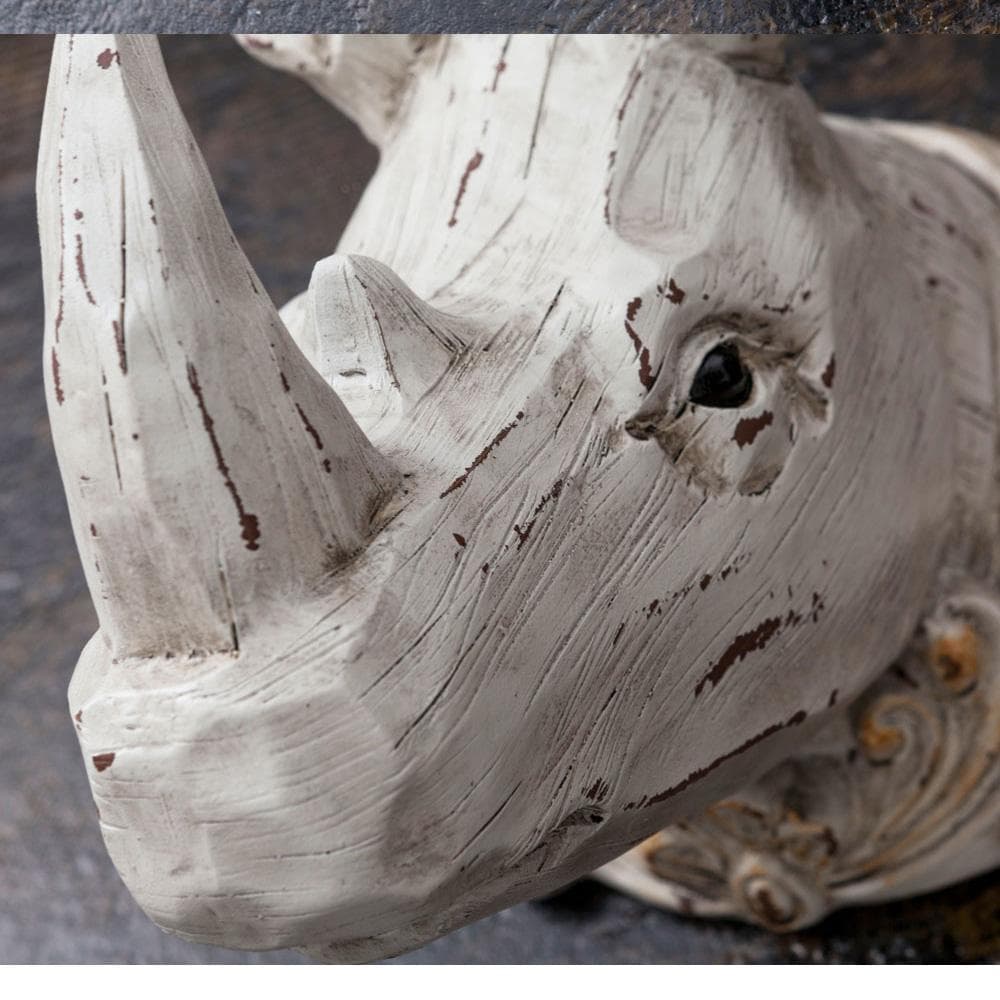 サイ 壁掛けオブジェ 飾り 置物 オブジェ インテリア L20