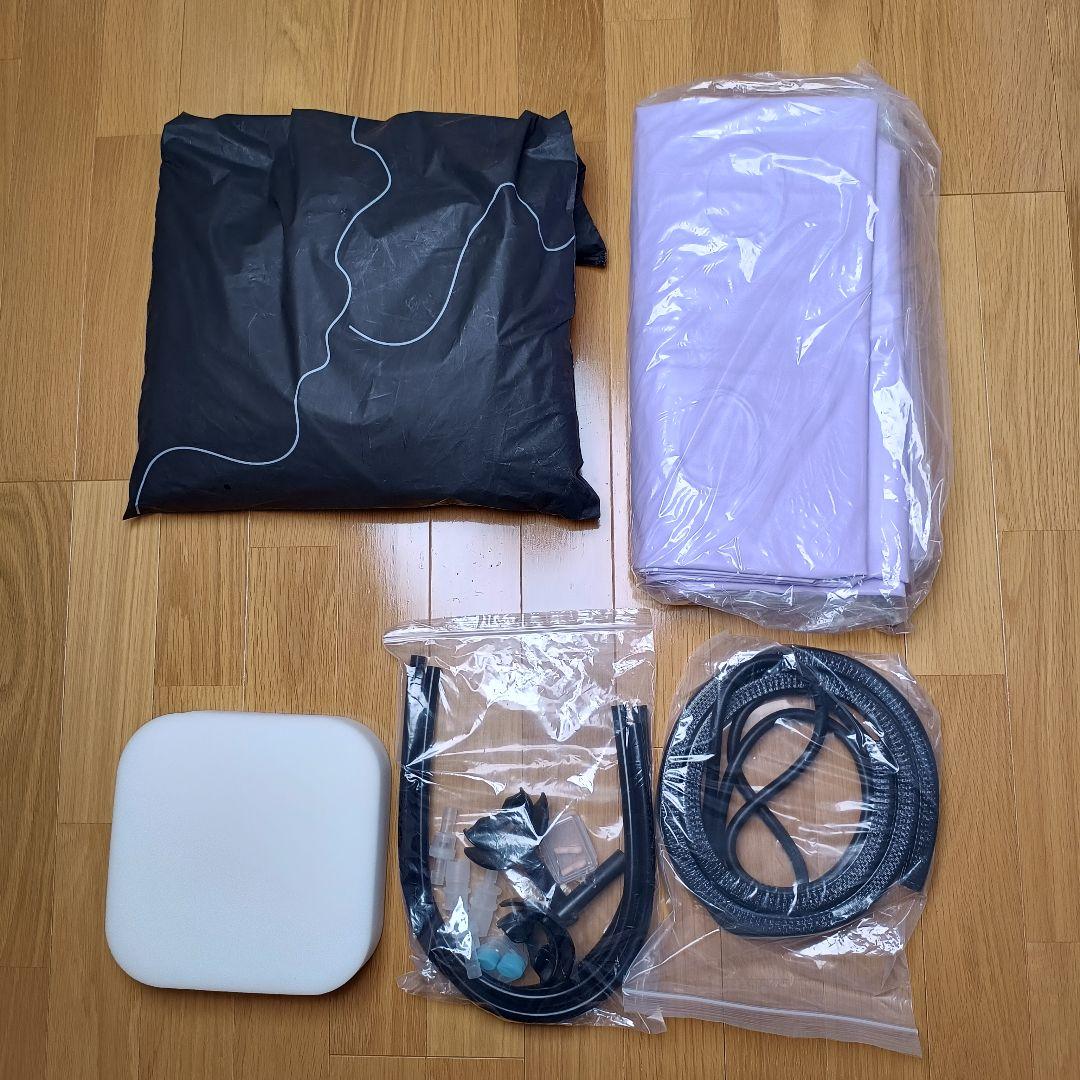 新品】バキュームベッド ブラック リモコン式 電動ポンプセット 1人