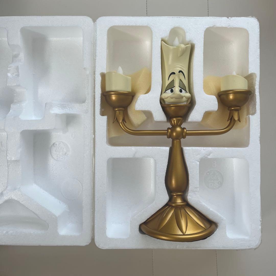 美品】✨美女と野獣 ルミエール フィギュア ゴールド 海外限定 美品