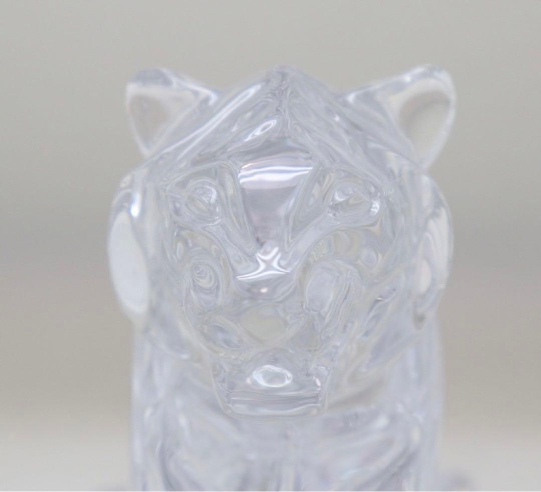 バカラ　BACCARAT トラ　置物　フィギュリン　クリスタル　寅　虎