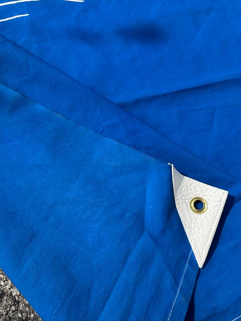 アンティーク リメイク素材 のぼり旗 古布 武者絵 端午の節句 幟旗