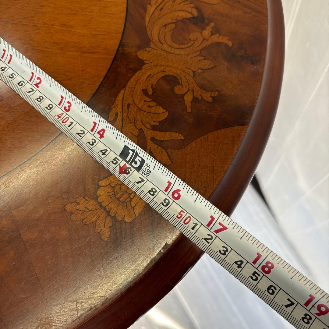 イタリア製象嵌？　サイドテーブル　花台