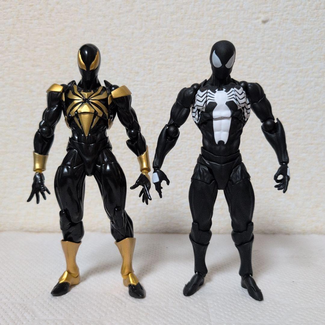 ハ*ク様 messtoys スパイダーマン シンビオート ブラックスーツ - メルカリ