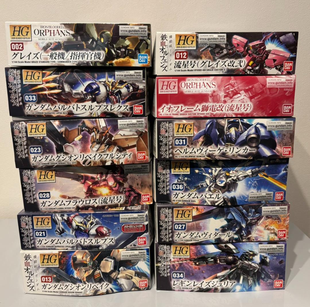 HG 鉄血のオルフェンズ12体まとめ売り ガンプラ ガンダム - メルカリ