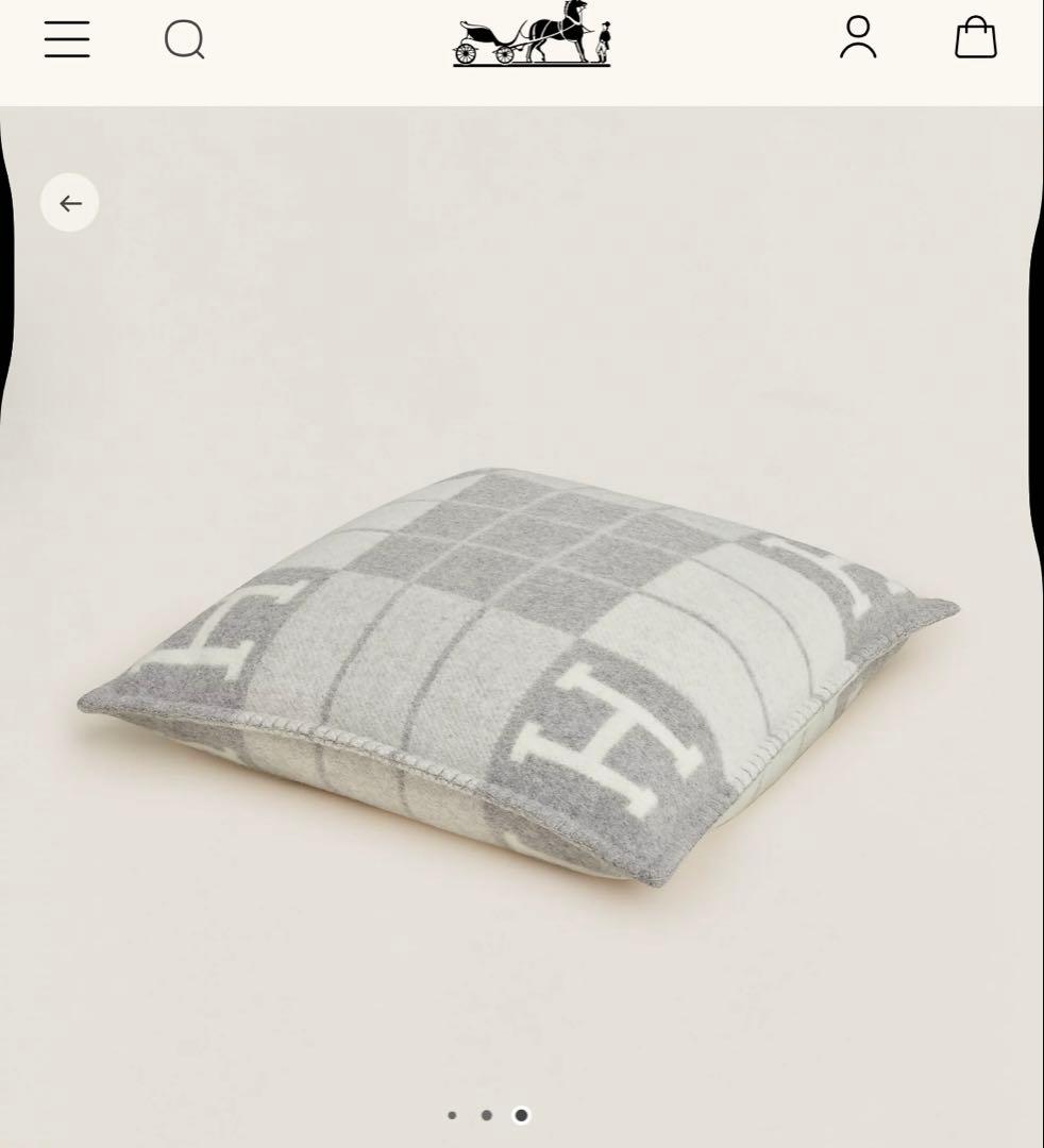 【新品未使用】HERMES アヴァロン　クッション