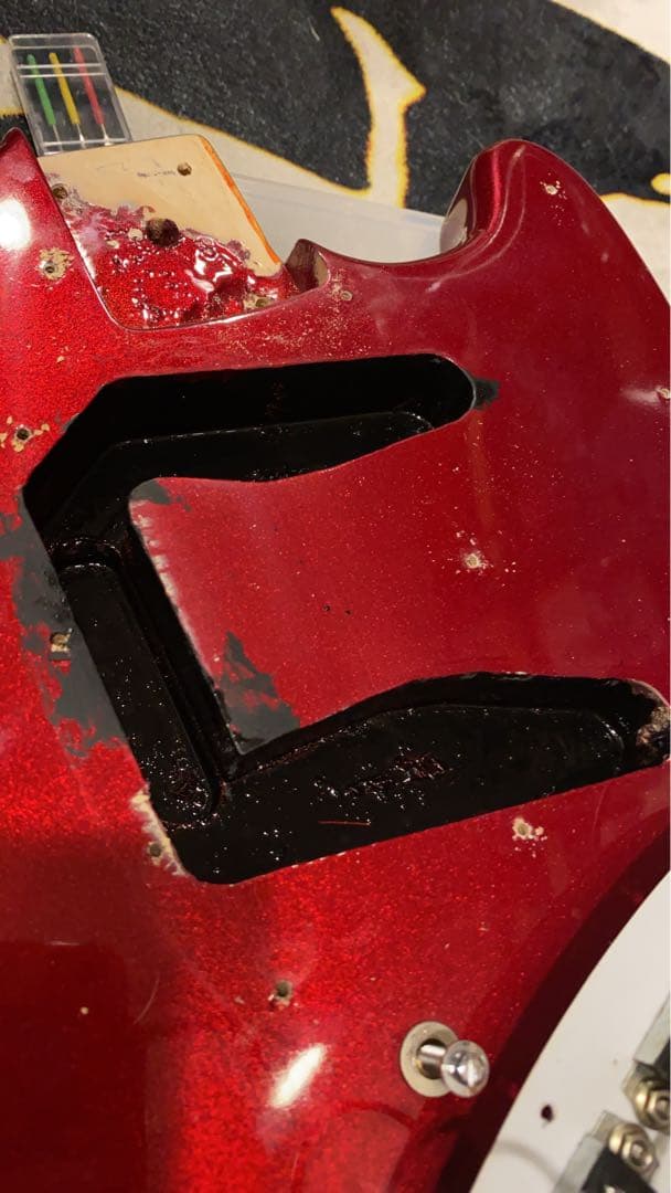 じわじわ値下げします ギター ムスタングタイプ カスタム済み - メルカリ