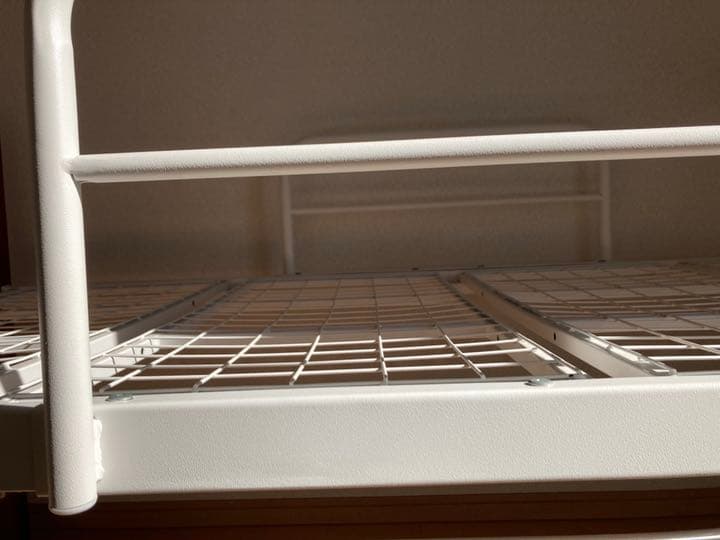 シングルベッド　収納　ロフトベッド　ホワイト