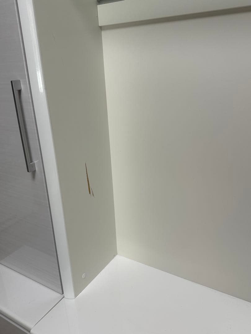 ホワイト大型テレビボード