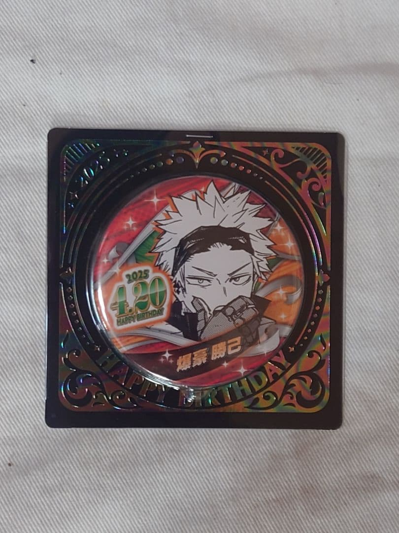 ヒロアカ 爆豪勝己 バースデー 2025 缶バッジ 僕のヒーローアカデミア