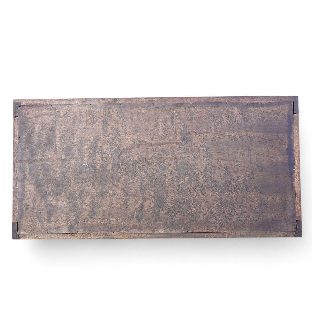 引取限定 松本民芸家具 7段9杯チェスト ミズメ桜 無垢材 3分割 整理