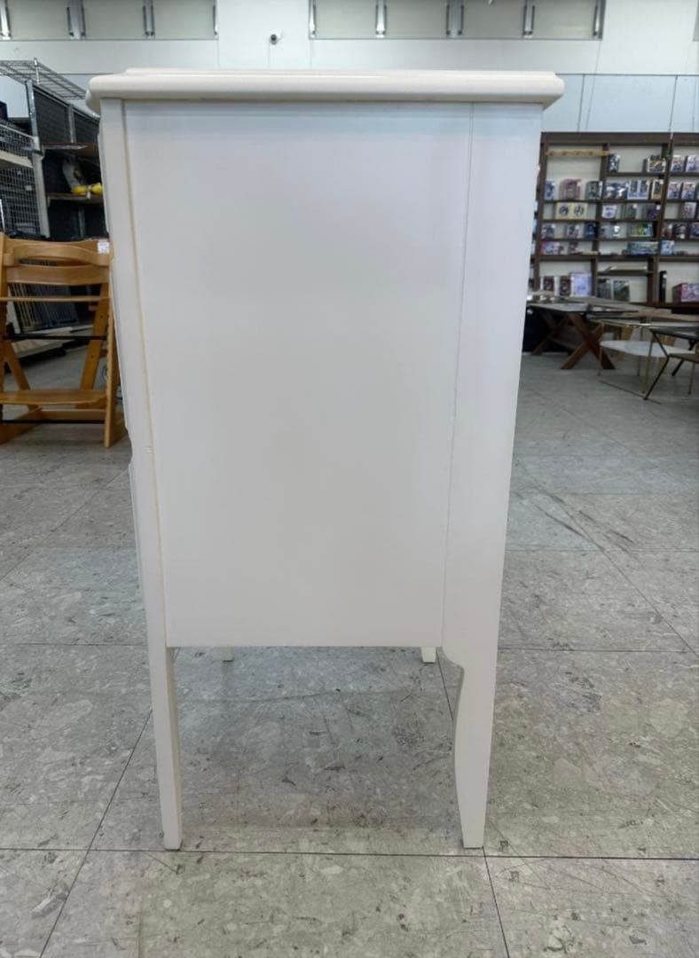 Francfranc リリオチェスト ホワイトウッドチェスト 3段